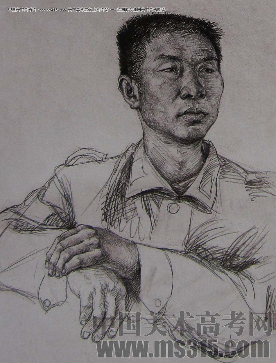 2010-2011年天津美术学院素描优秀试卷76（绘画、雕塑）