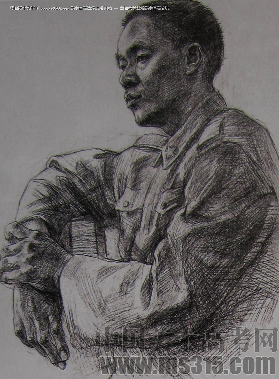 2010-2011年天津美术学院素描优秀试卷78（绘画、雕塑）