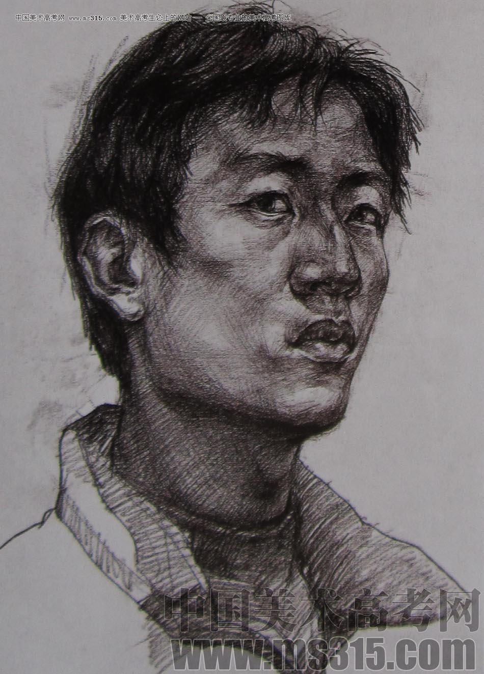 2010-2011年天津美术学院素描优秀试卷83（艺术设计、工业设计、动画）