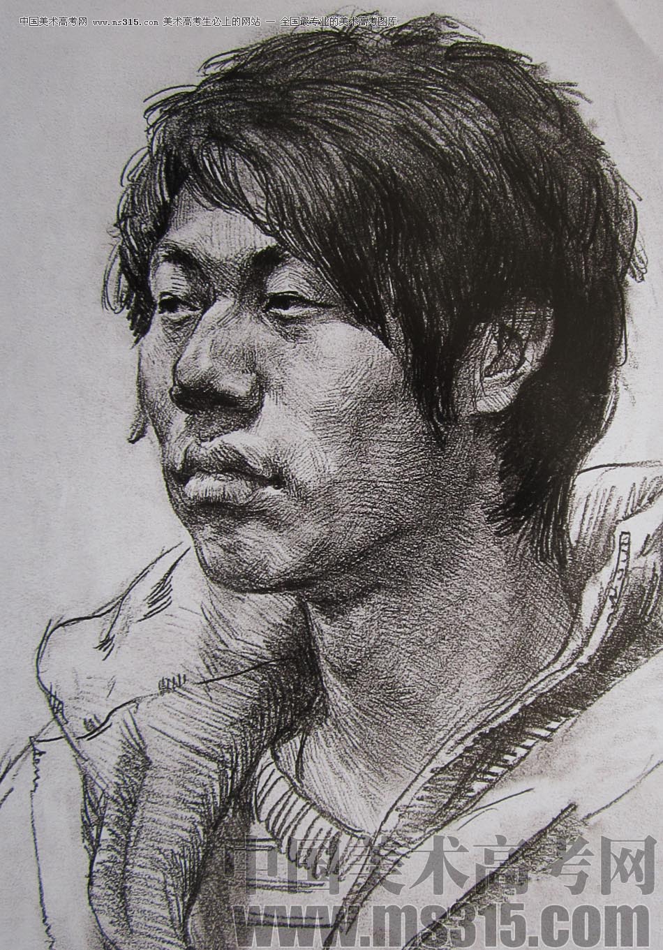 2010-2011年天津美术学院素描优秀试卷84（艺术设计、工业设计、动画）