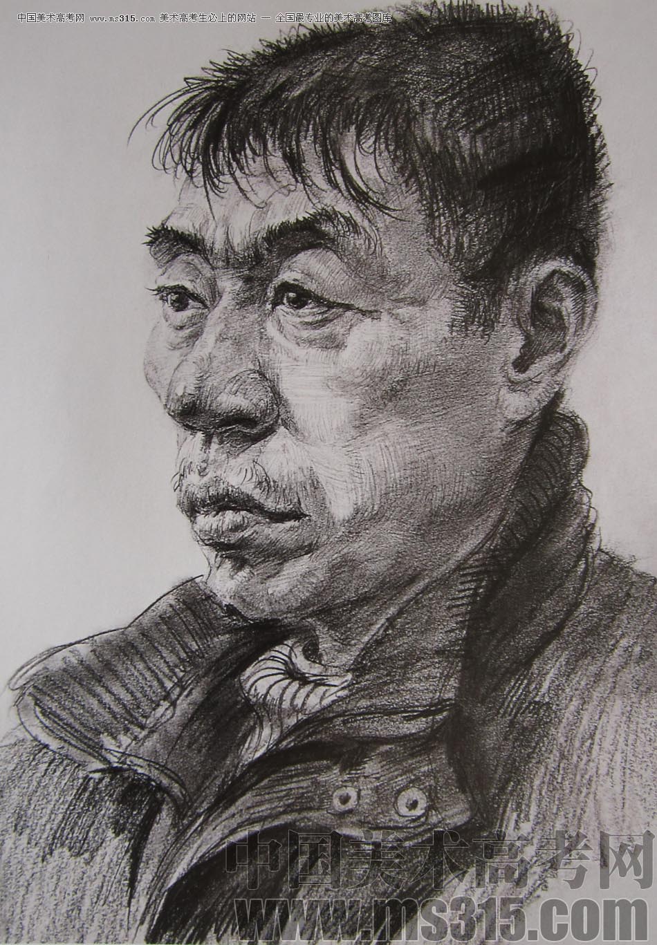 2010-2011年天津美术学院素描优秀试卷70（绘画、雕塑）