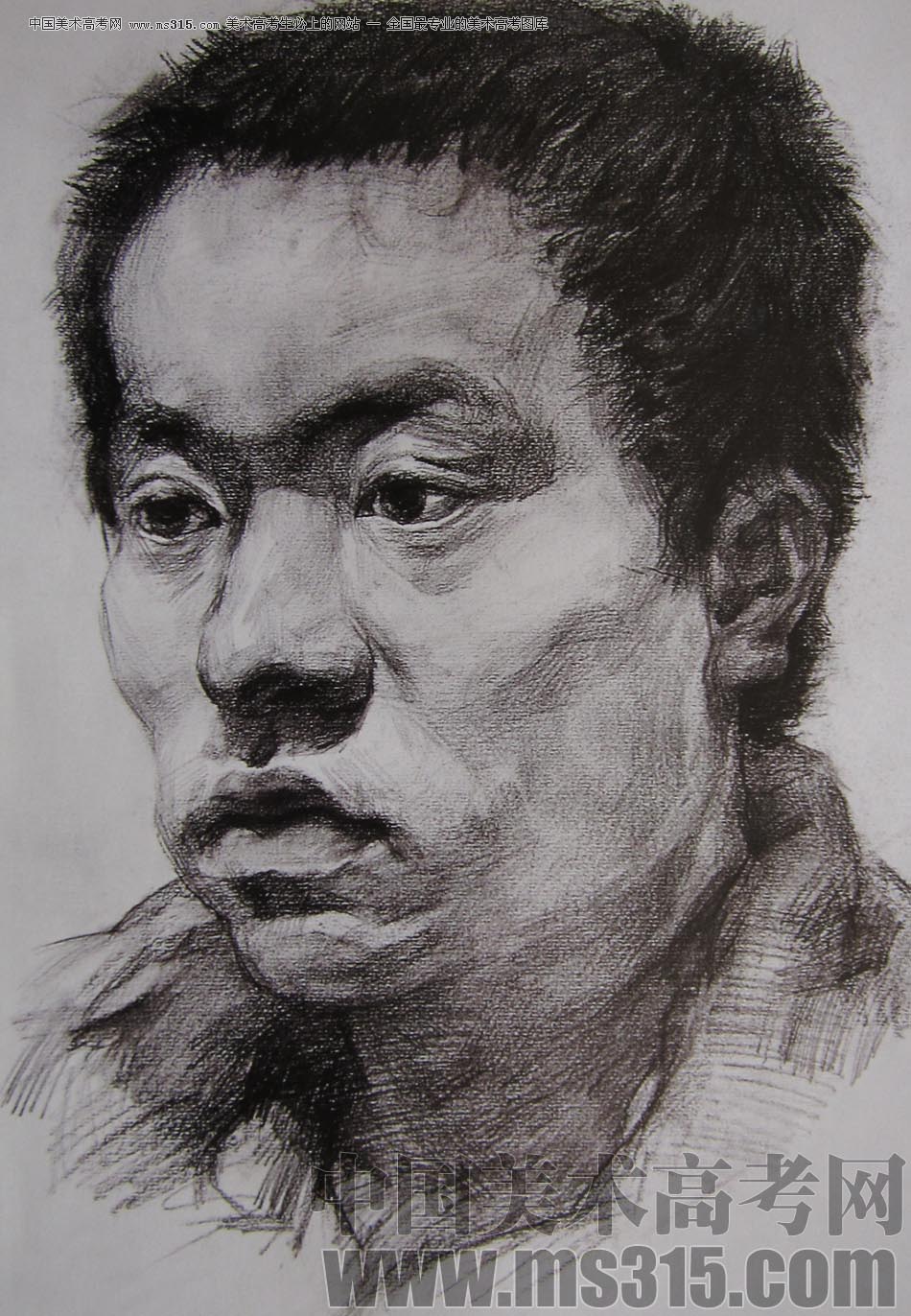 2010-2011年天津美术学院素描优秀试卷71（绘画、雕塑）