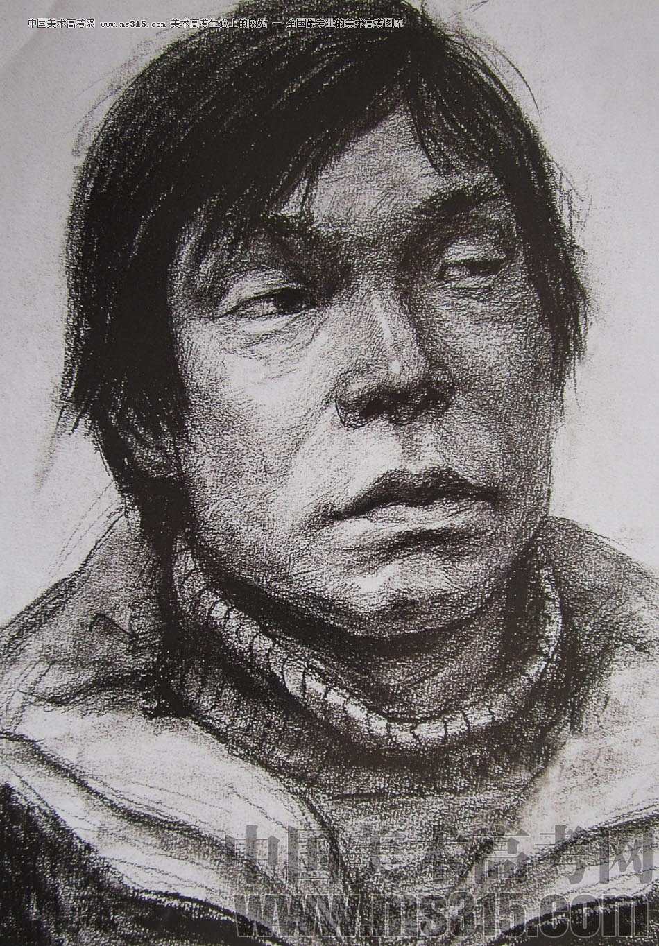 2010-2011年天津美术学院素描优秀试卷105（艺术设计、工业设计、动画）