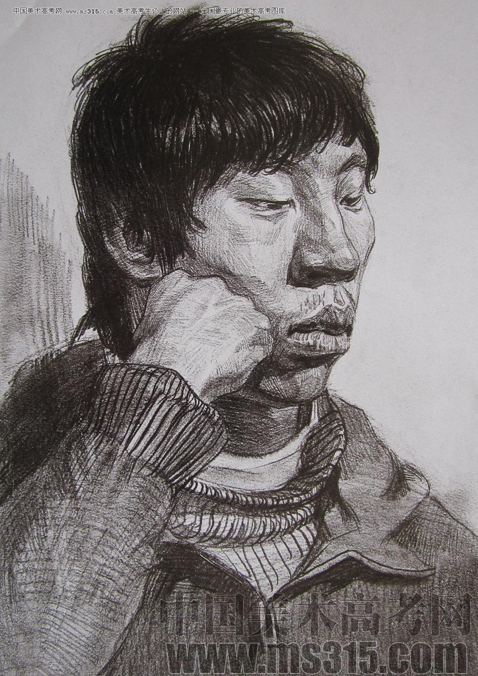2010-2011年天津美术学院素描优秀试卷115（艺术设计、工业设计、动画）