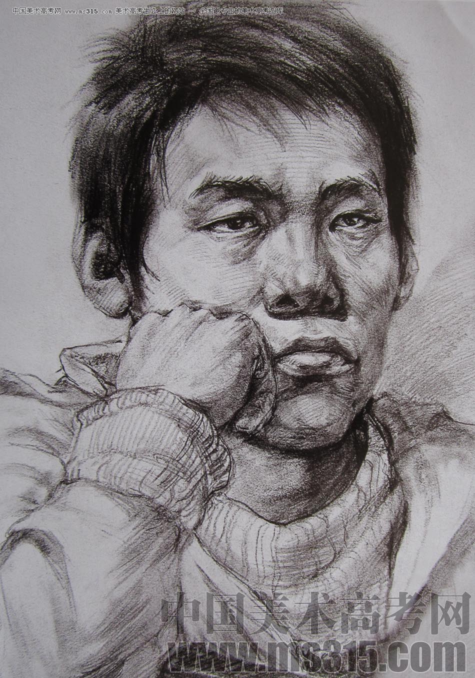 2010-2011年天津美术学院素描优秀试卷116（艺术设计、工业设计、动画）