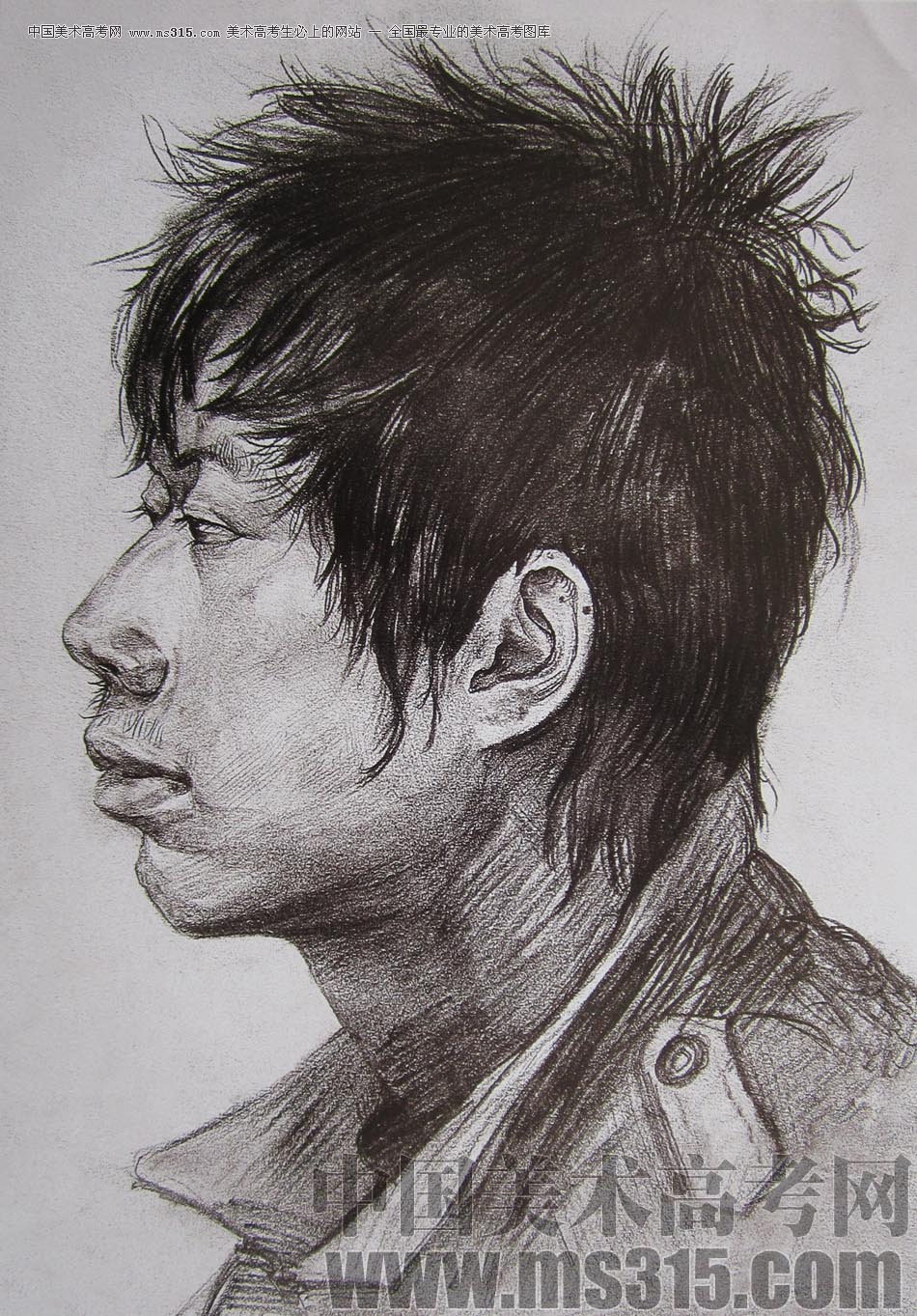 2010-2011年天津美术学院素描优秀试卷124（艺术设计、工业设计、动画）
