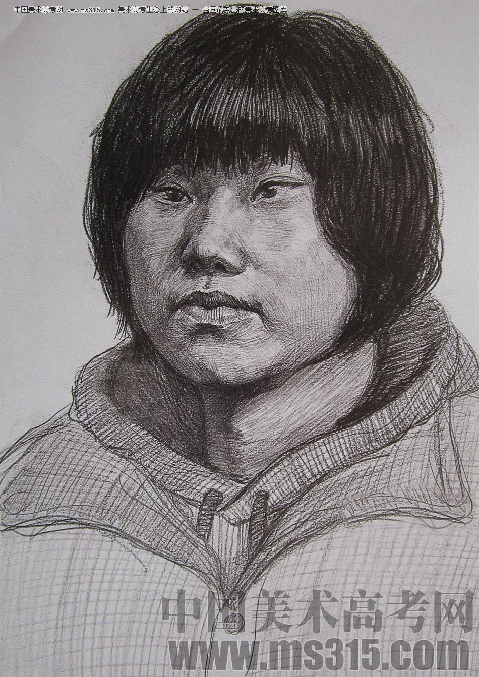 2010-2011年天津美术学院素描优秀试卷125（艺术设计、工业设计、动画）