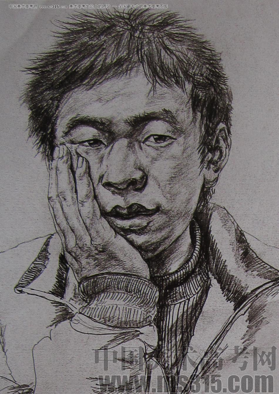 2010-2011年天津美术学院素描优秀试卷127（艺术设计、工业设计、动画）