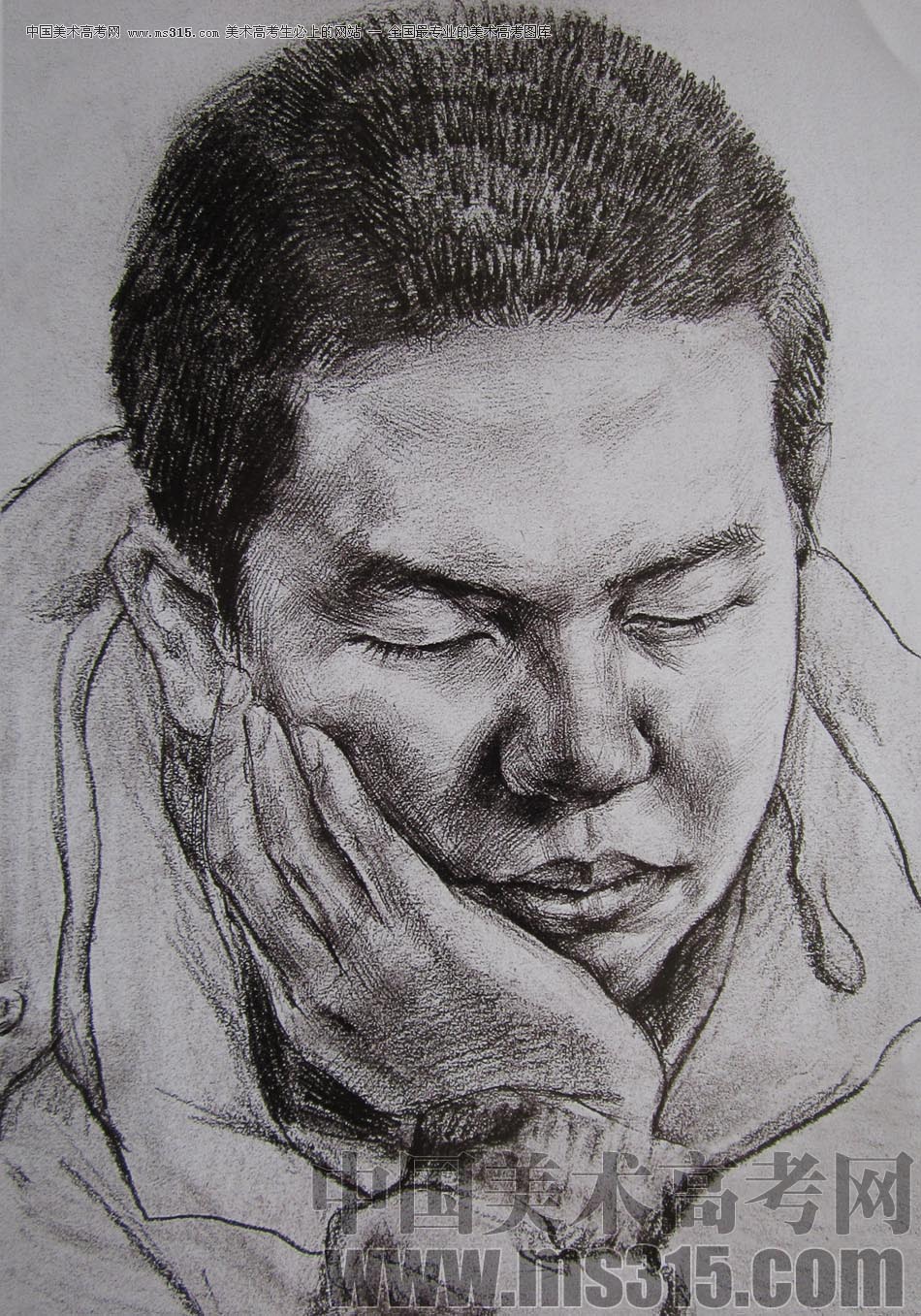 2010-2011年天津美术学院素描优秀试卷129（艺术设计、工业设计、动画）
