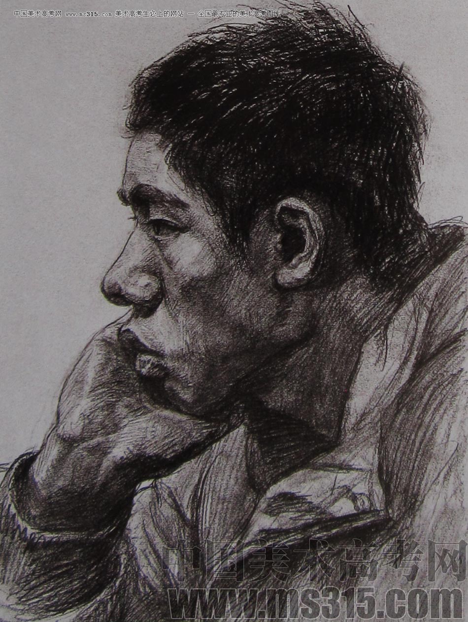 2010-2011年天津美术学院素描优秀试卷133（艺术设计、工业设计、动画）