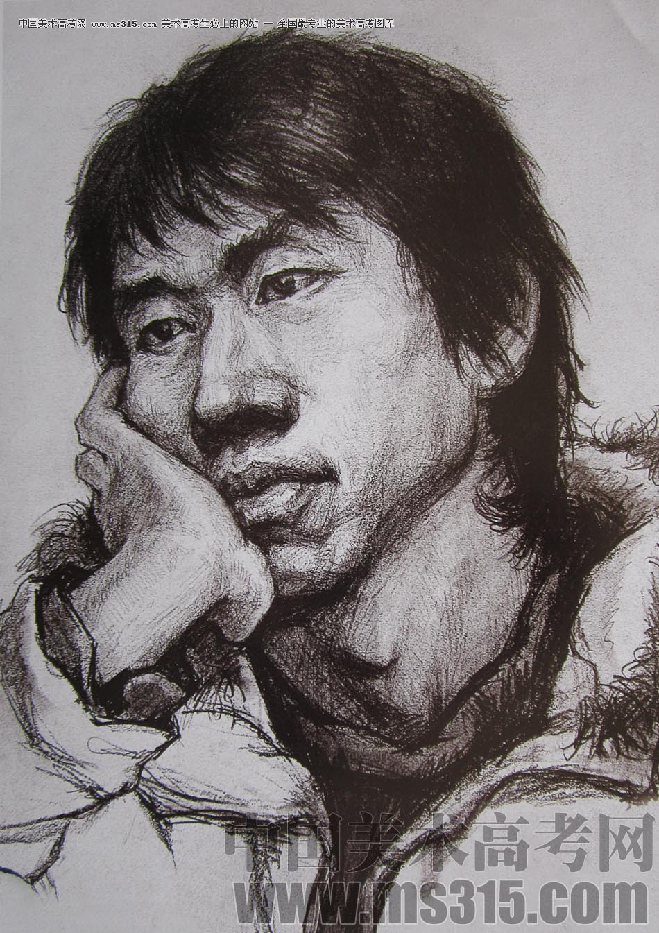 2010-2011年天津美术学院素描优秀试卷134（艺术设计、工业设计、动画）