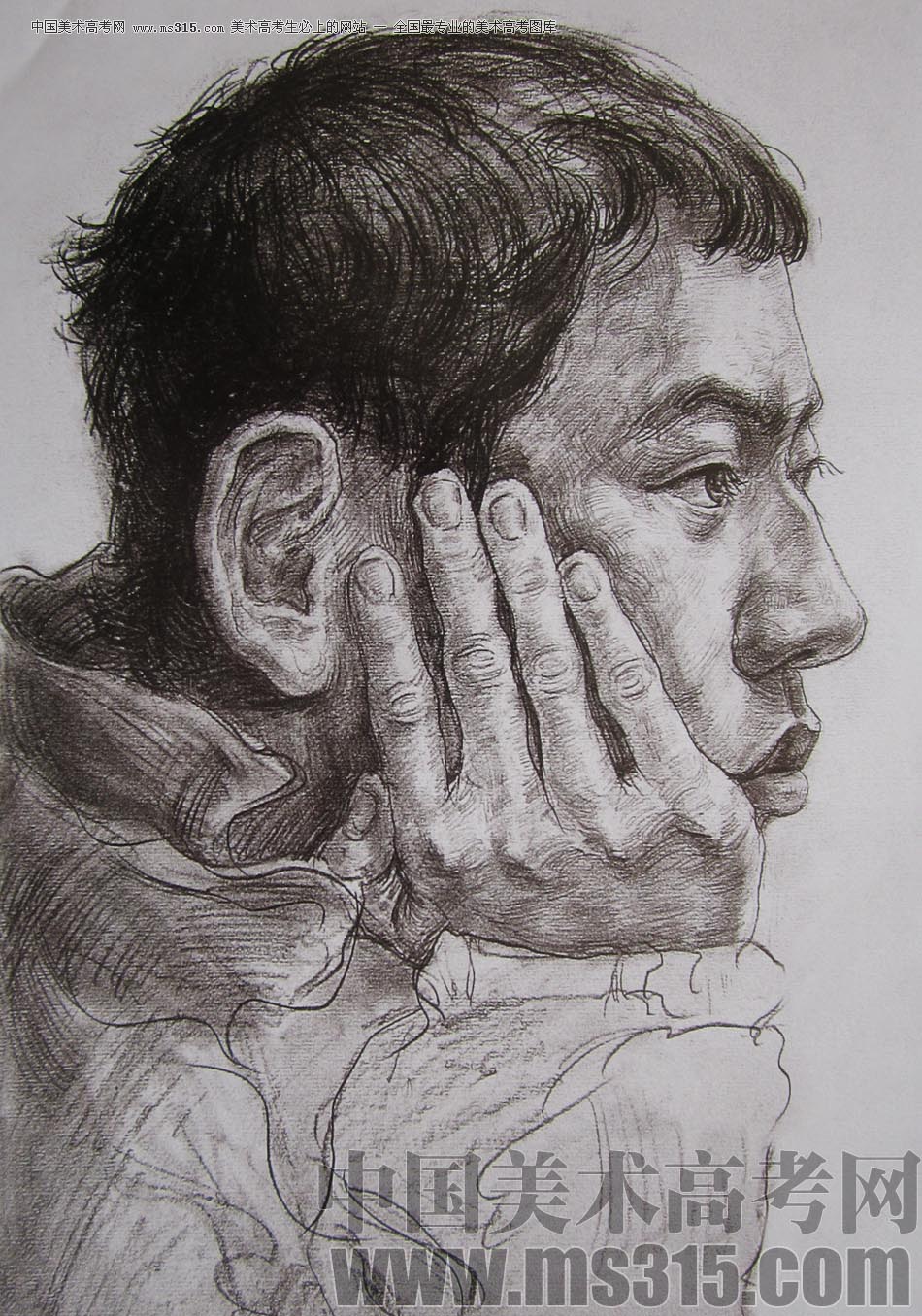 2010-2011年天津美术学院素描优秀试卷135（艺术设计、工业设计、动画）