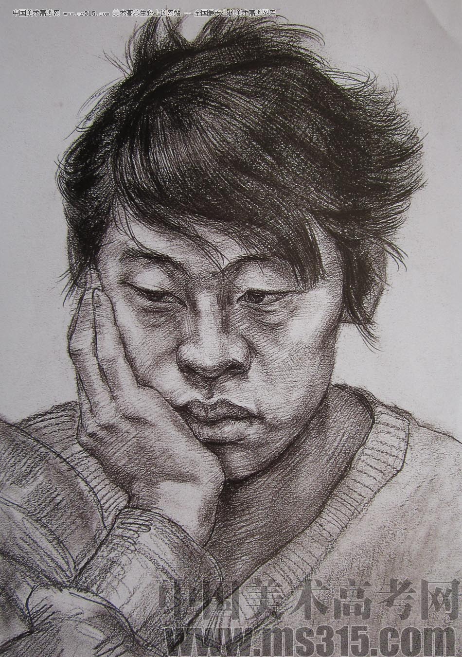 2010-2011年天津美术学院素描优秀试卷136（艺术设计、工业设计、动画）