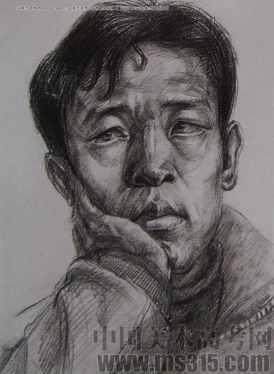2010-2011年天津美术学院素描优秀试卷138（艺术设计、工业设计、动画）