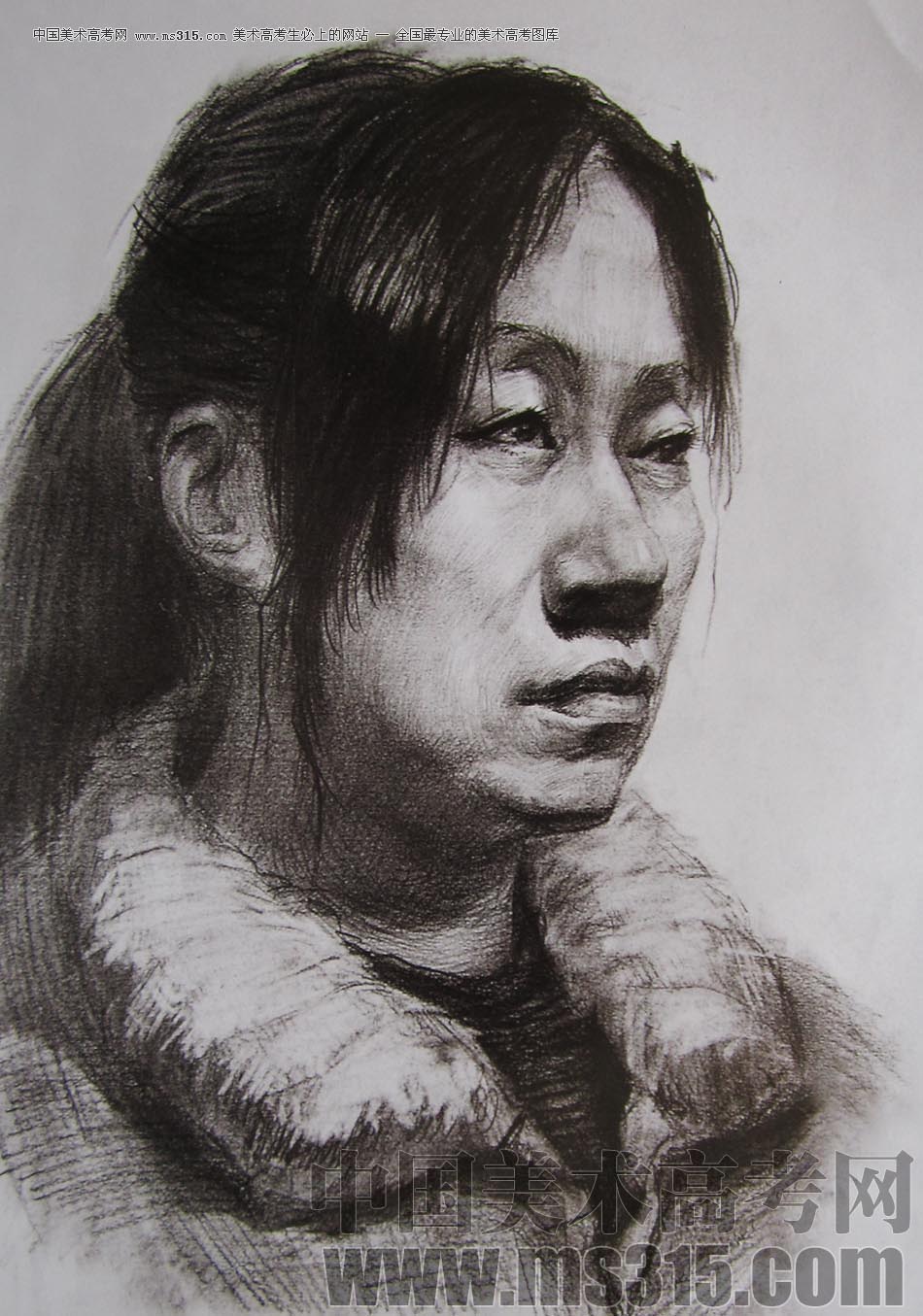 2010-2011年天津美术学院素描优秀试卷154（艺术设计、工业设计、动画）