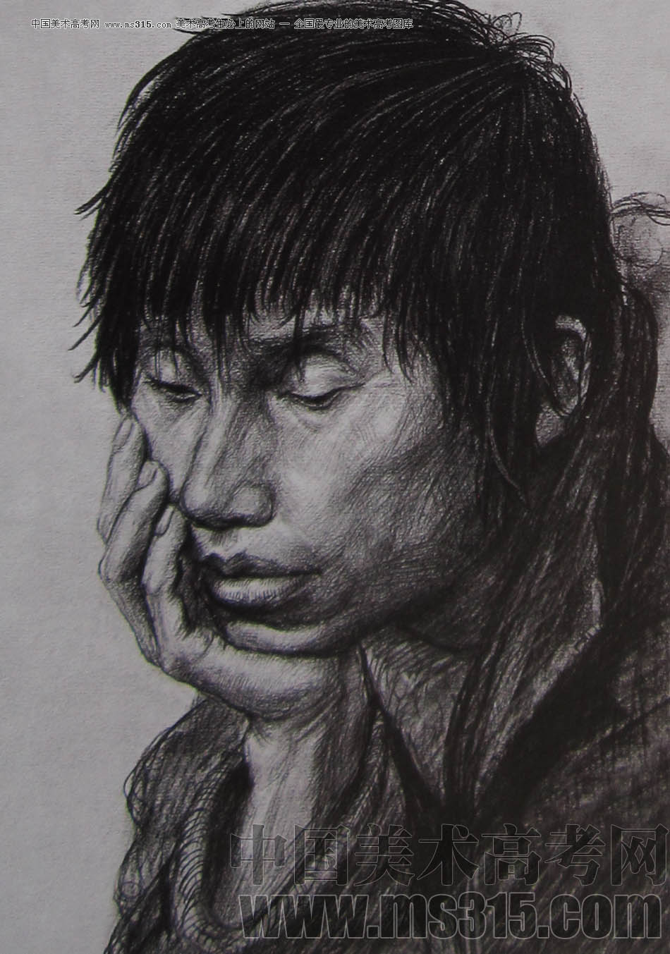 2010-2011年天津美术学院素描优秀试卷3（绘画、雕塑）