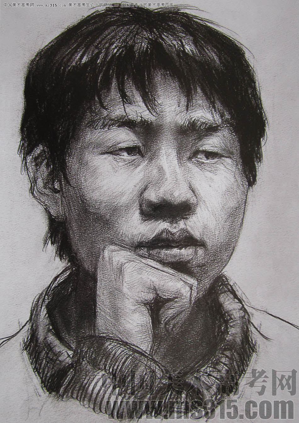 2010-2011年天津美术学院素描优秀试卷5（绘画、雕塑）