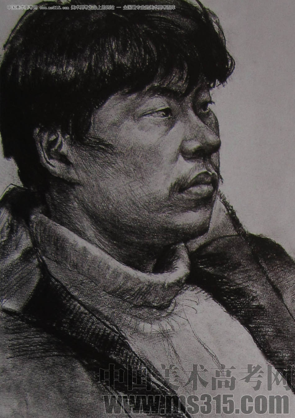 2010-2011年天津美术学院素描优秀试卷7（绘画、雕塑）