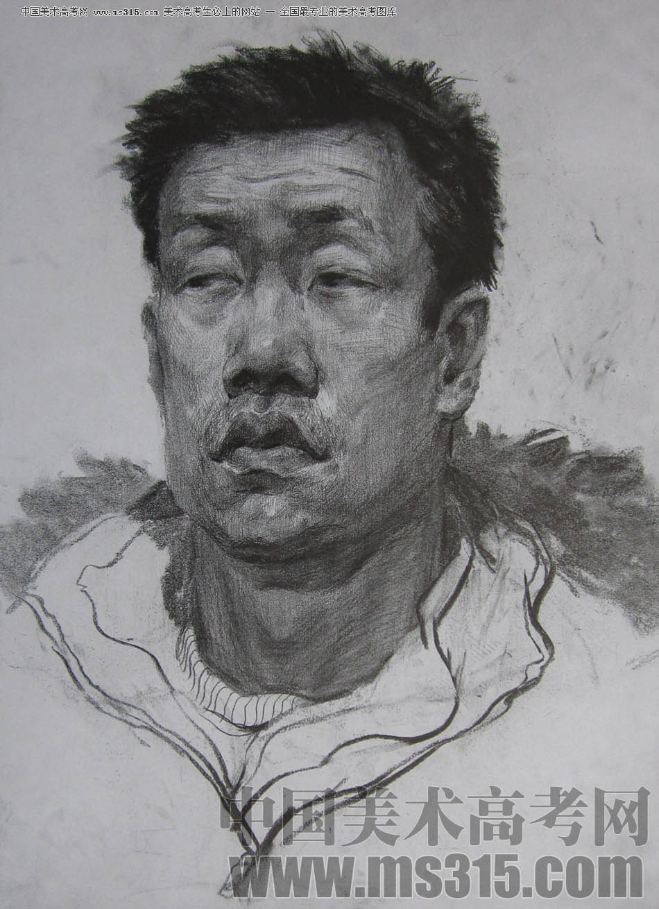 鲁迅美术学院2011年素描优秀试卷14