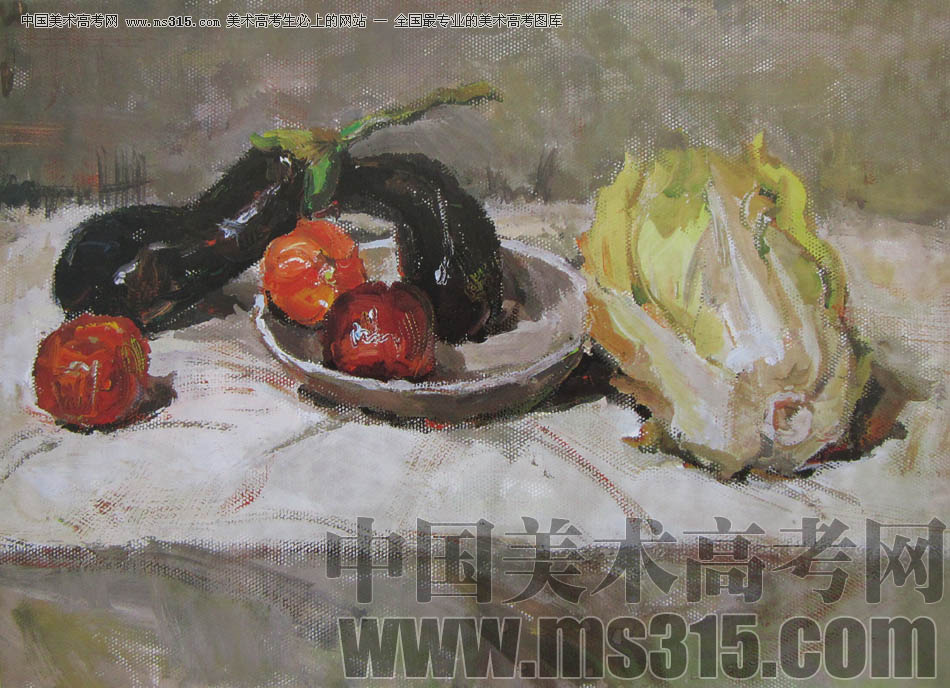 鲁迅美术学院2011年色彩优秀试卷4