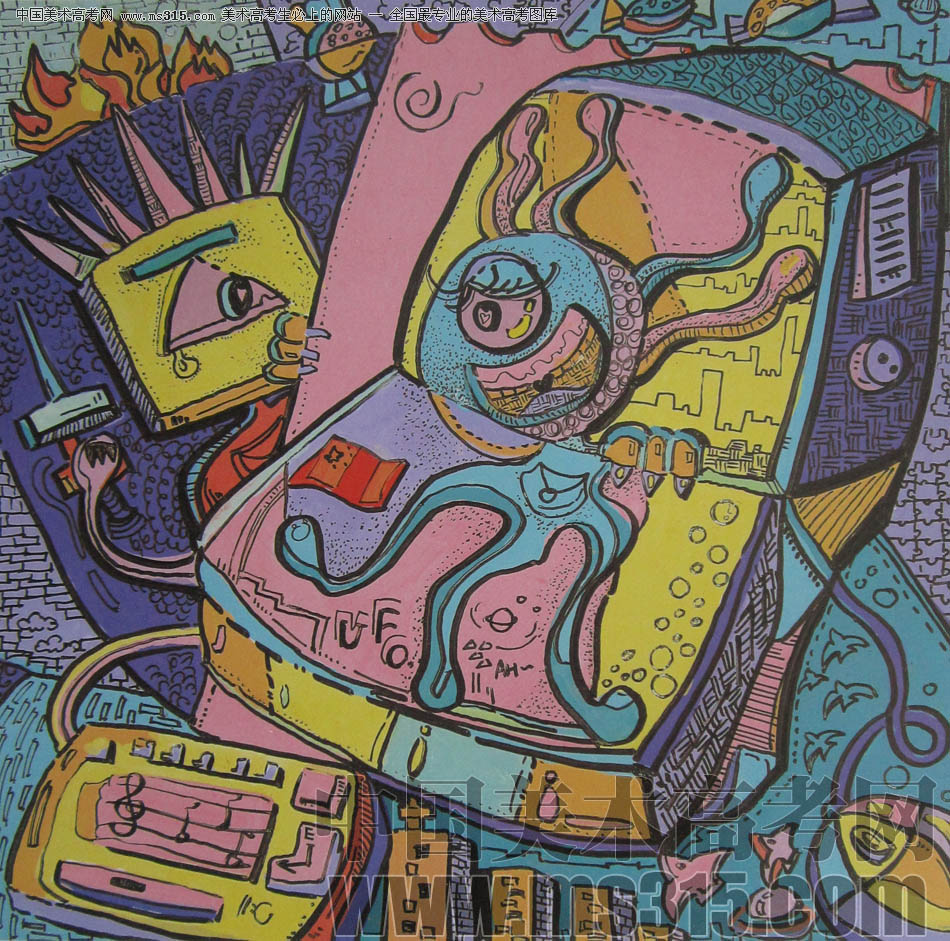 鲁迅美术学院2011年设计基础优秀试卷21