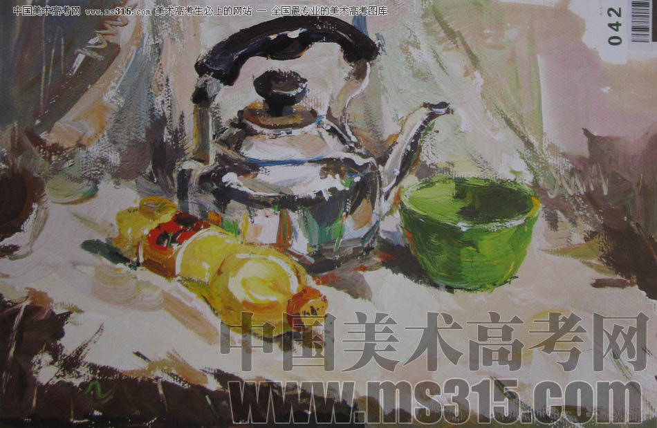 湖北美术学院2011年色彩优秀试卷24