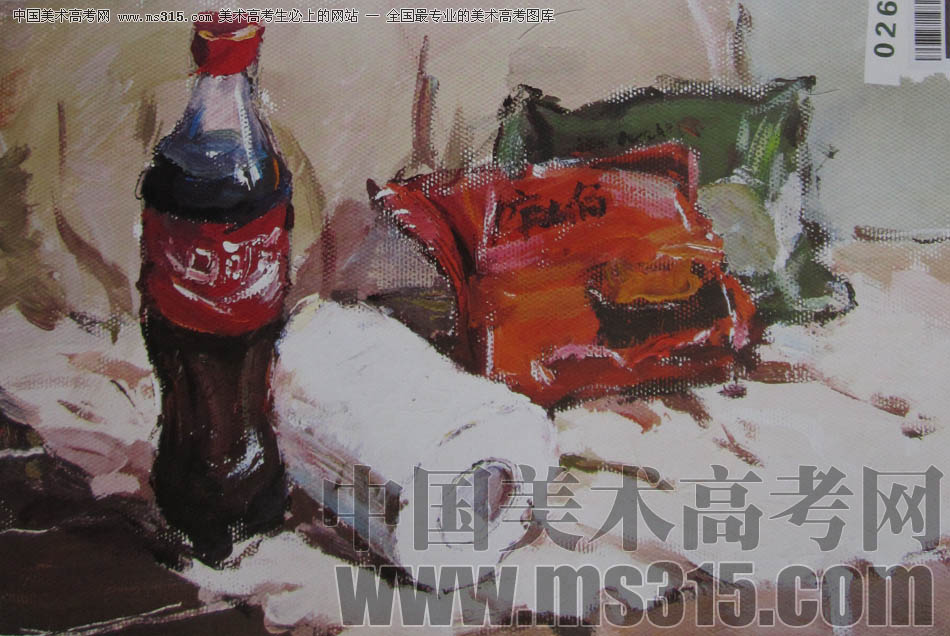湖北美术学院2011年色彩优秀试卷57