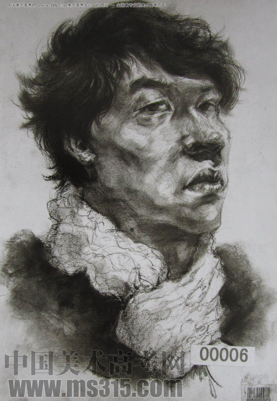 湖北美术学院2011年素描优秀试卷1