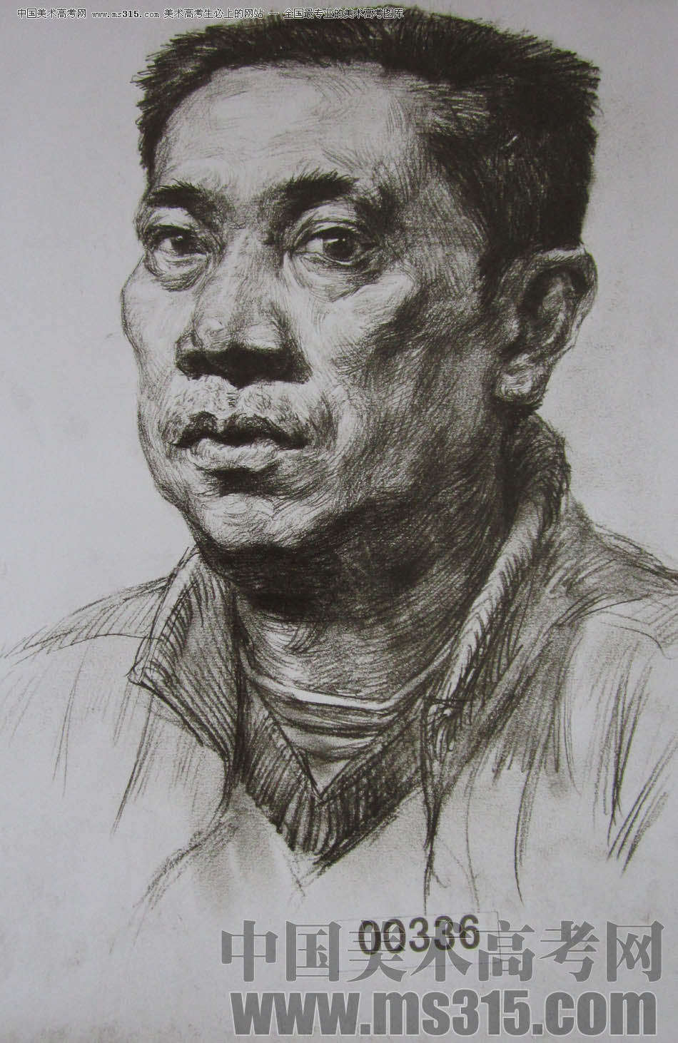 湖北美术学院2011年素描优秀试卷5