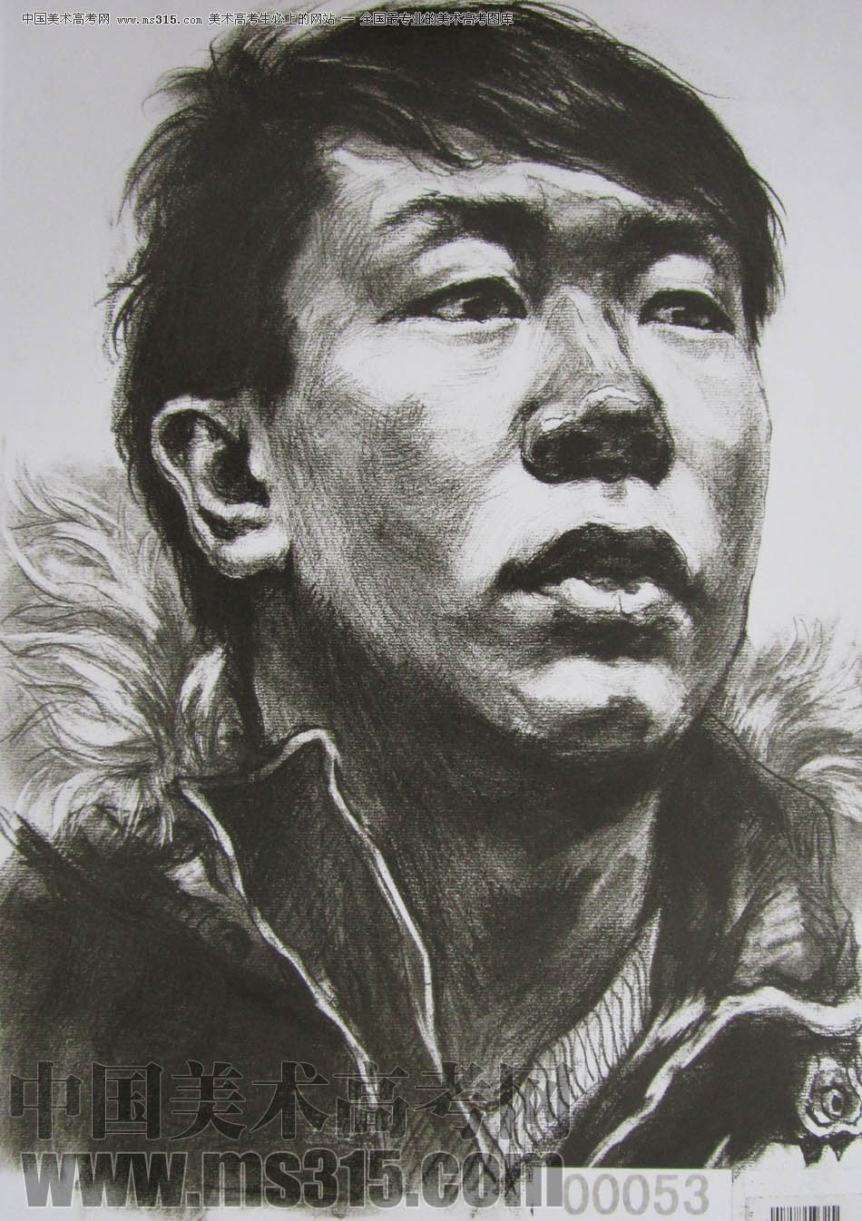 湖北美术学院2011年素描优秀试卷26