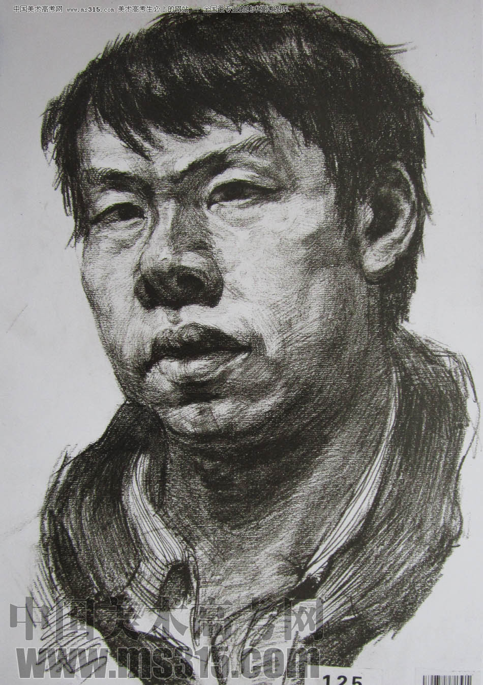 湖北美术学院2011年素描优秀试卷28