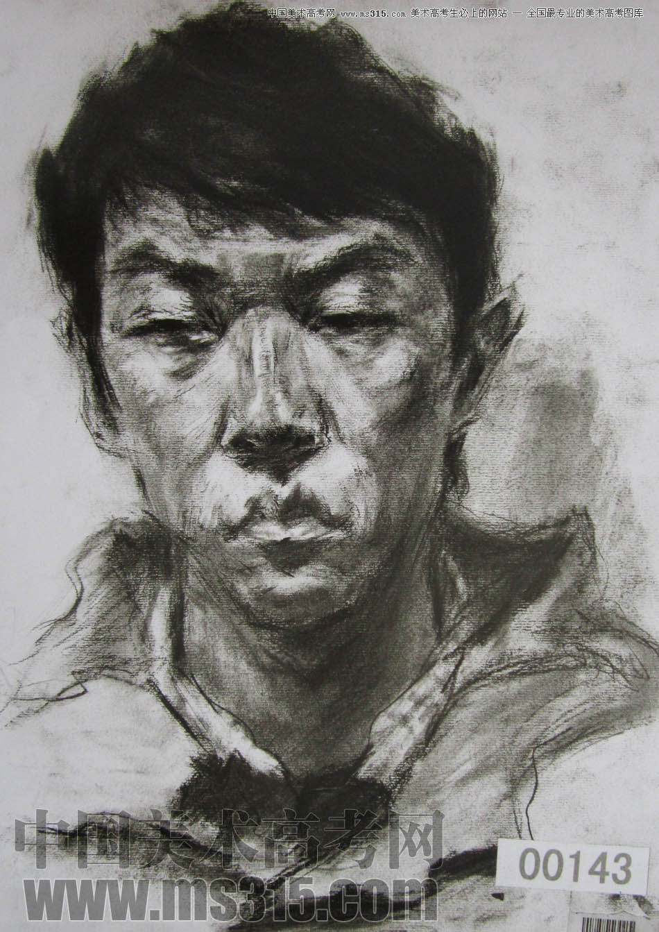 湖北美术学院2011年素描优秀试卷30