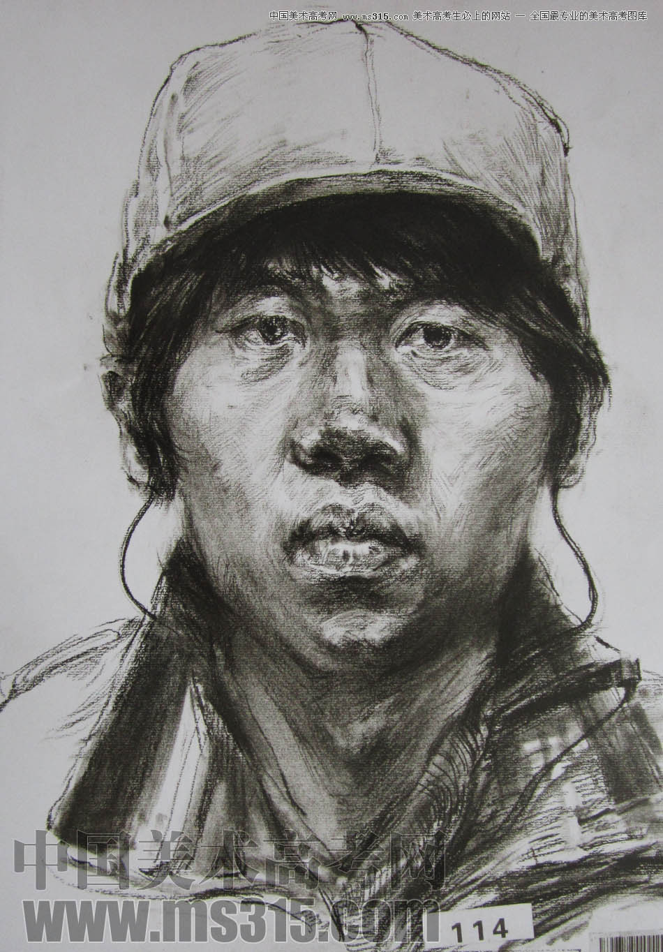 湖北美术学院2011年素描优秀试卷34