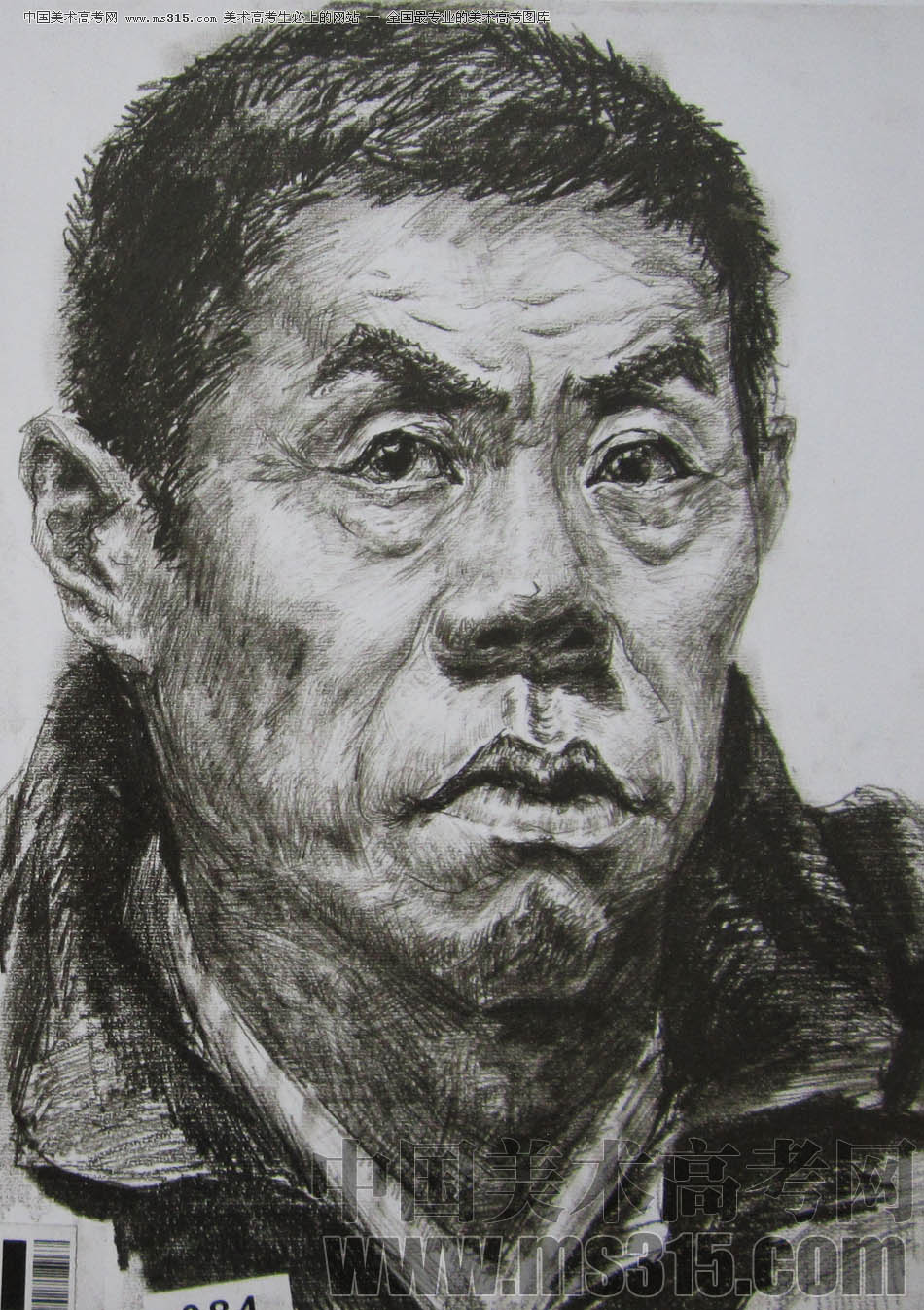 湖北美术学院2011年素描优秀试卷37