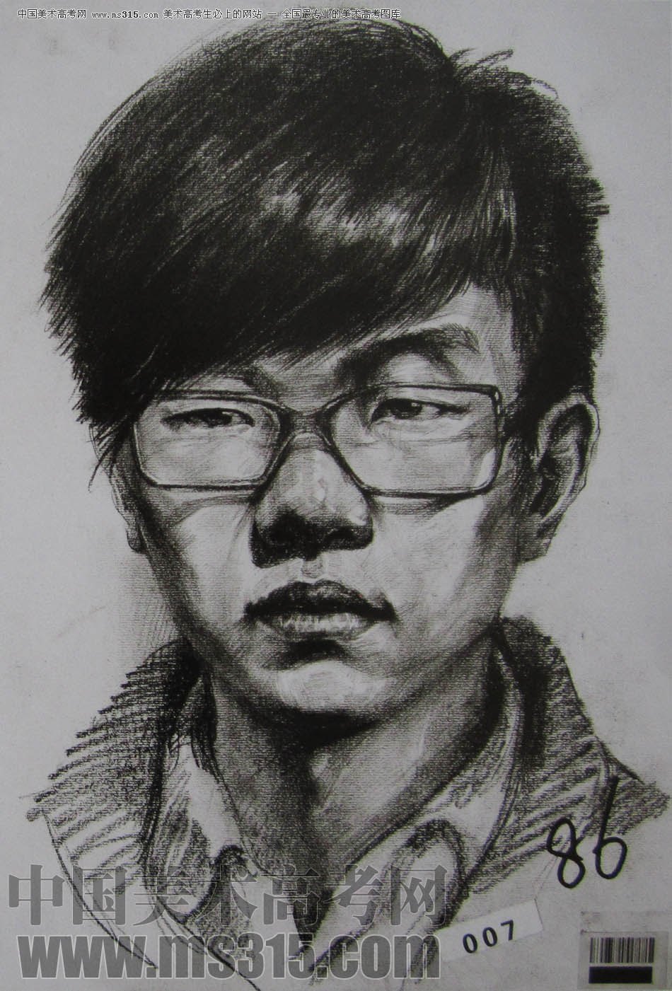 湖北美术学院2011年素描优秀试卷41
