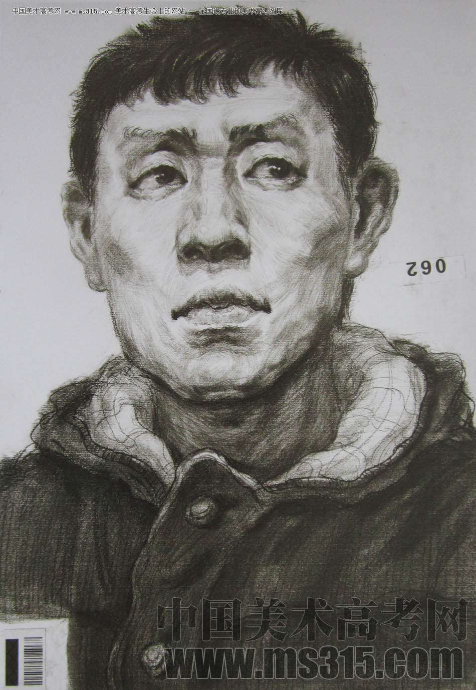 湖北美术学院2011年素描优秀试卷13