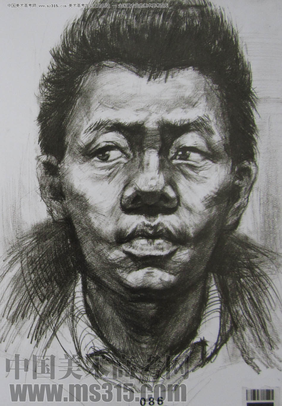 湖北美术学院2011年素描优秀试卷43