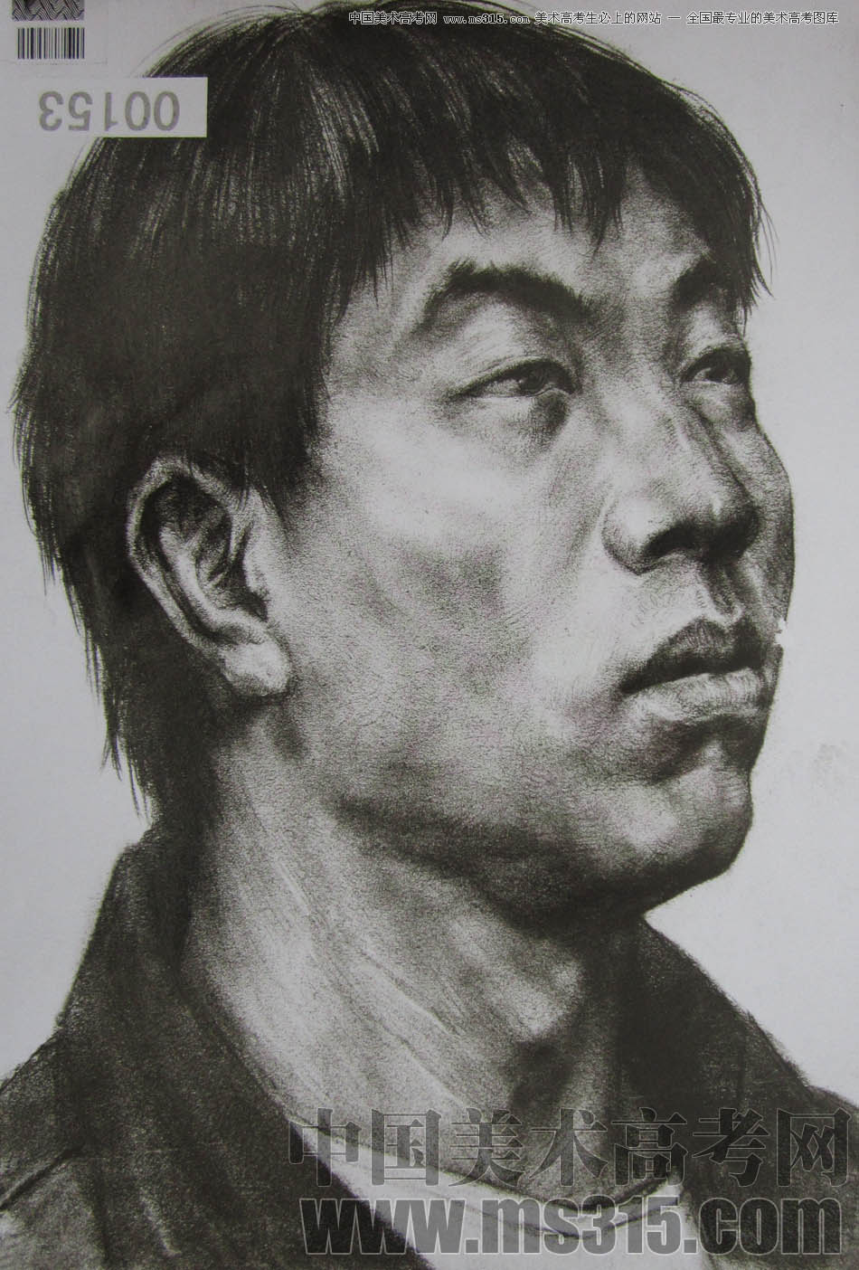 湖北美术学院2011年素描优秀试卷14