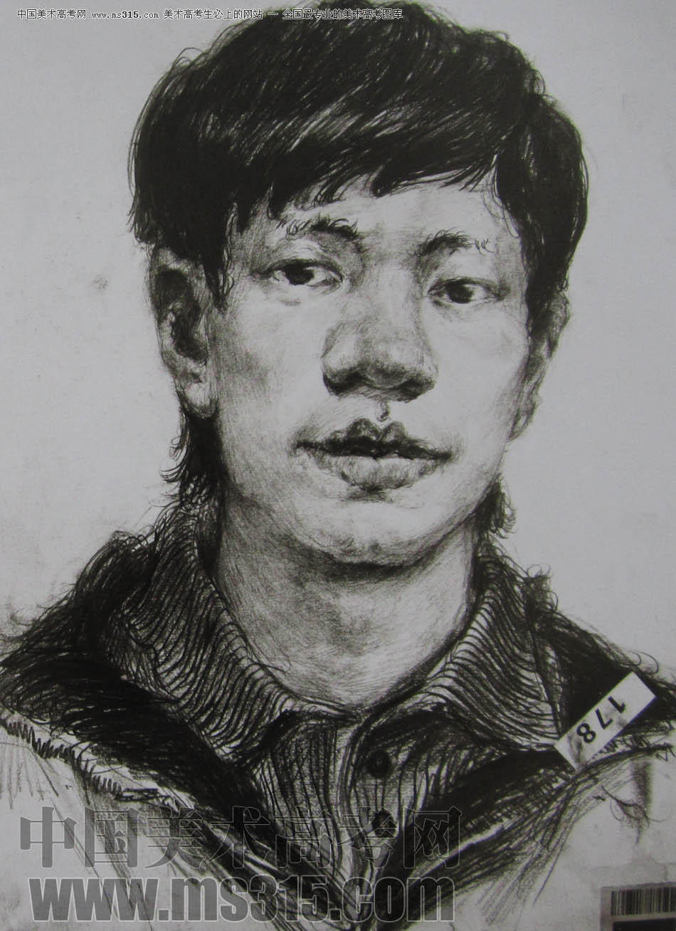 湖北美术学院2011年素描优秀试卷57