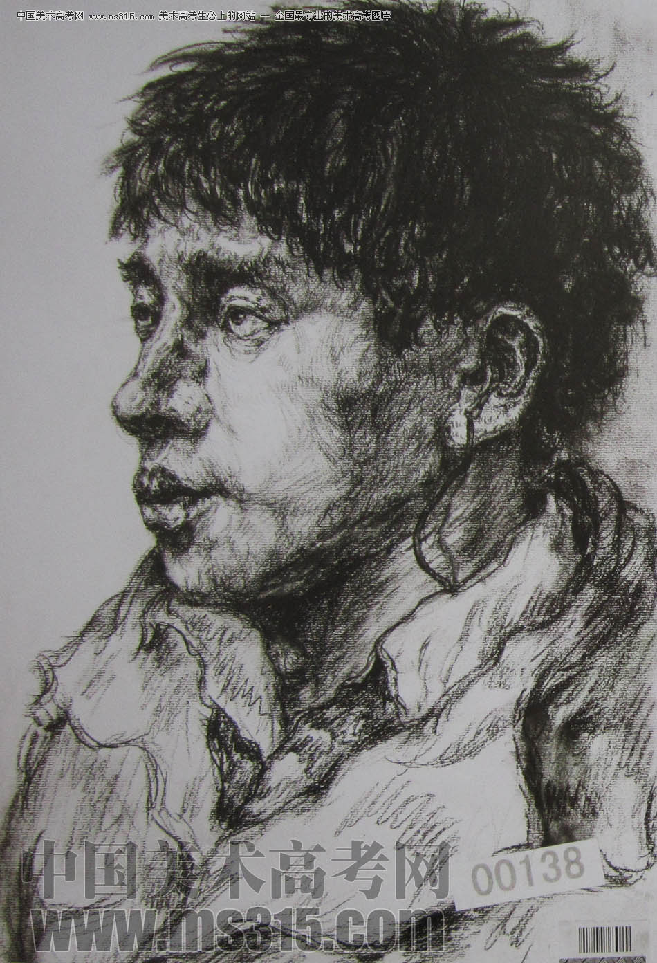 湖北美术学院2011年素描优秀试卷64