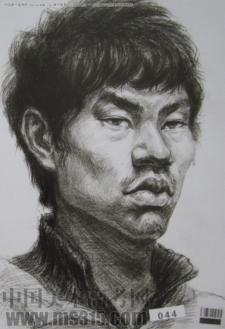 湖北美术学院2011年素描优秀试卷65