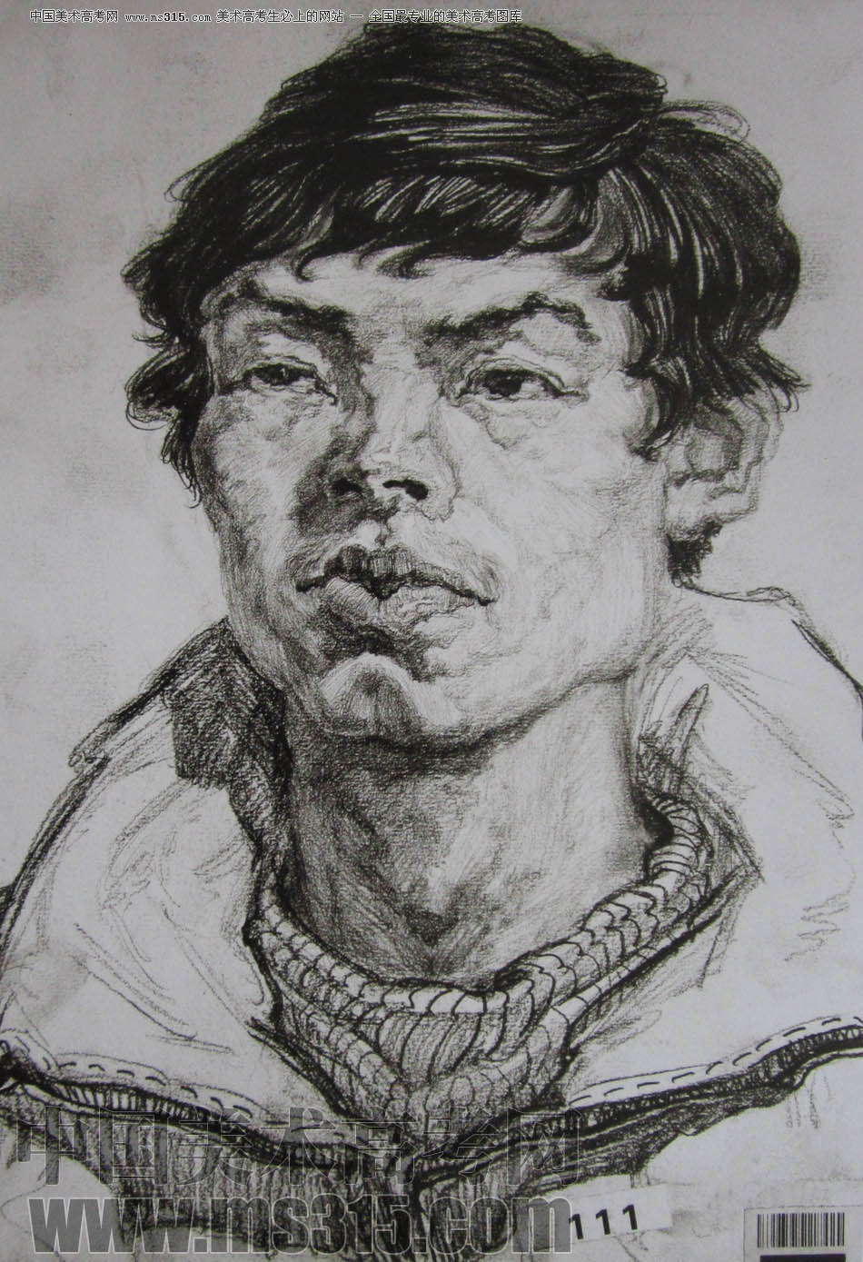 湖北美术学院2011年素描优秀试卷17