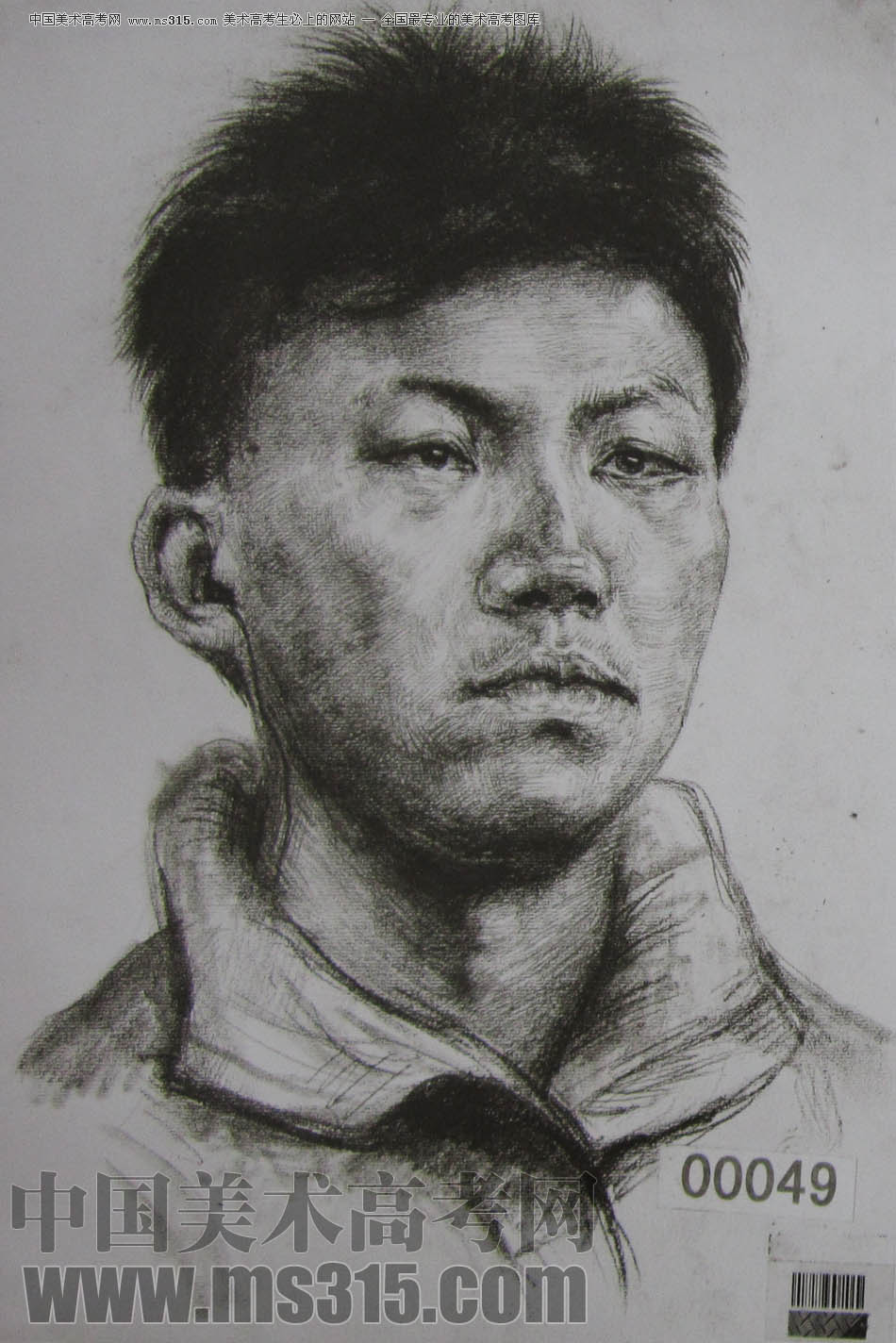 湖北美术学院2011年素描优秀试卷76