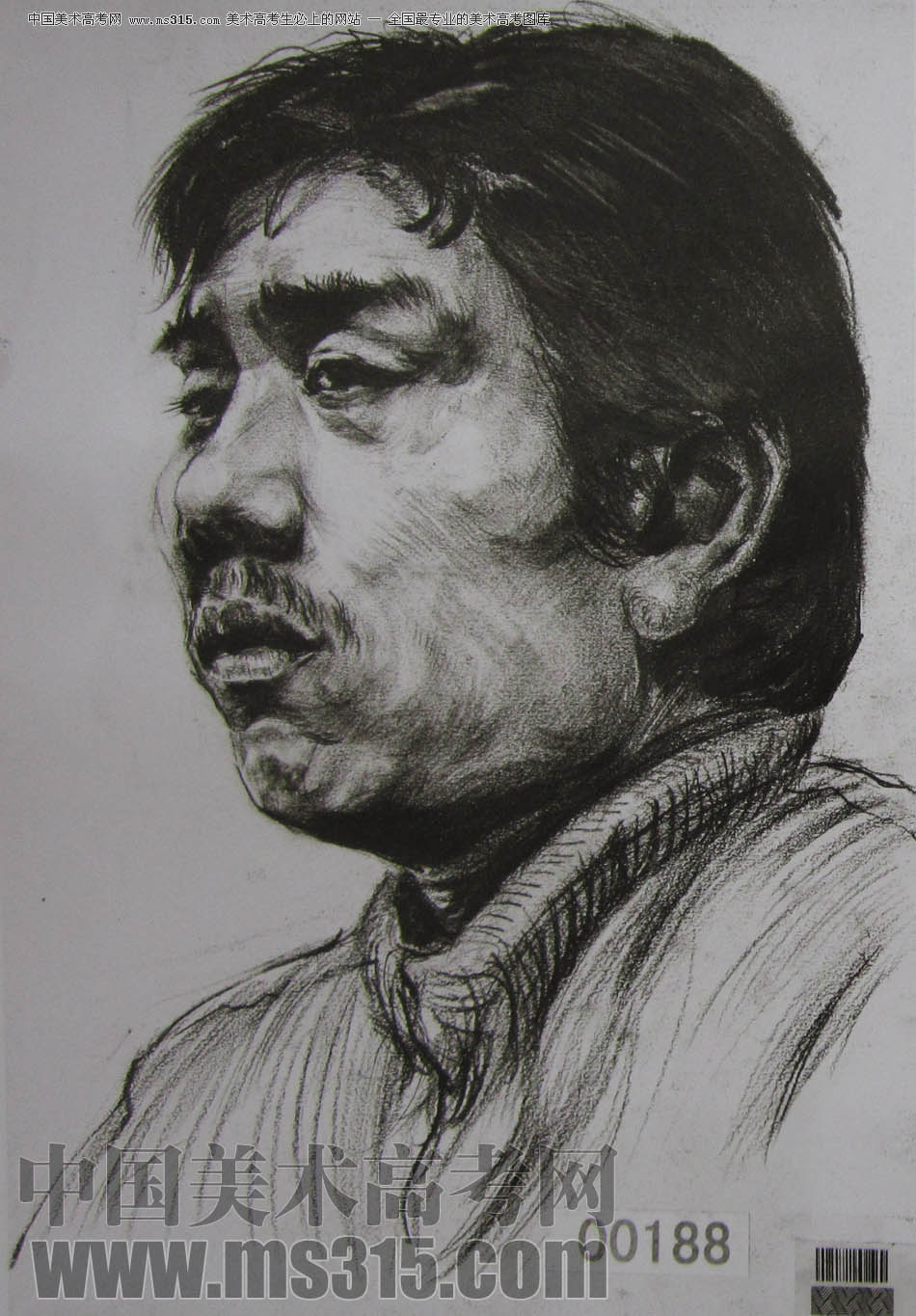 湖北美术学院2011年素描优秀试卷78