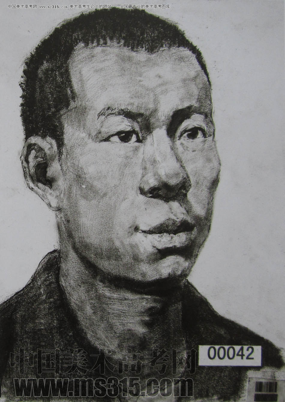 湖北美术学院2011年素描优秀试卷77