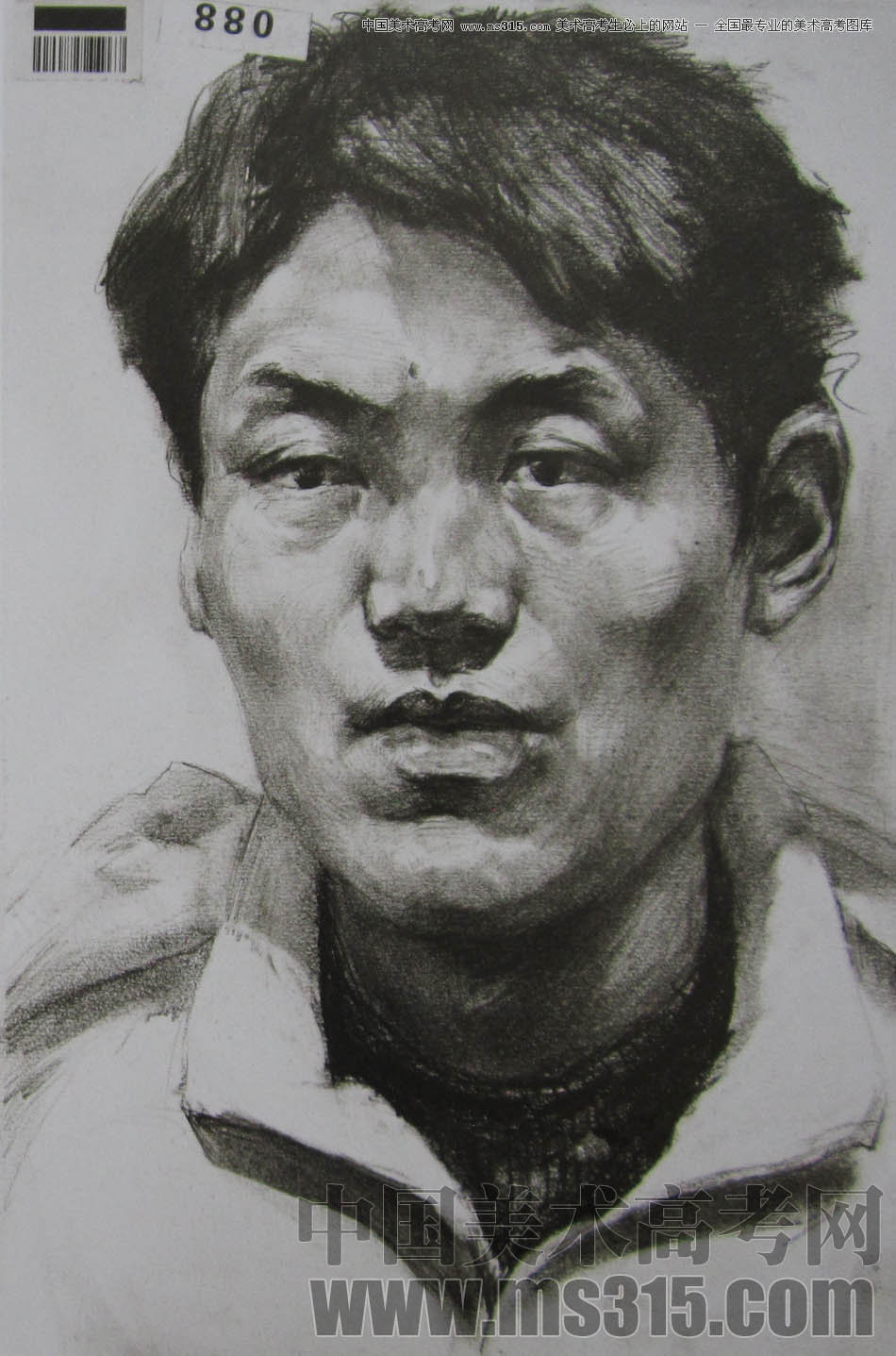 湖北美术学院2011年素描优秀试卷81