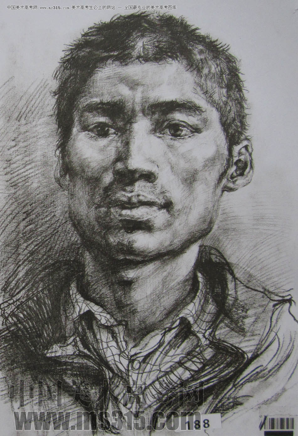 湖北美术学院2011年素描优秀试卷83