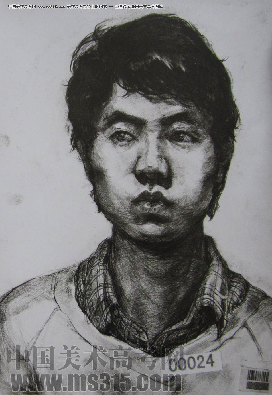 湖北美术学院2011年素描优秀试卷87