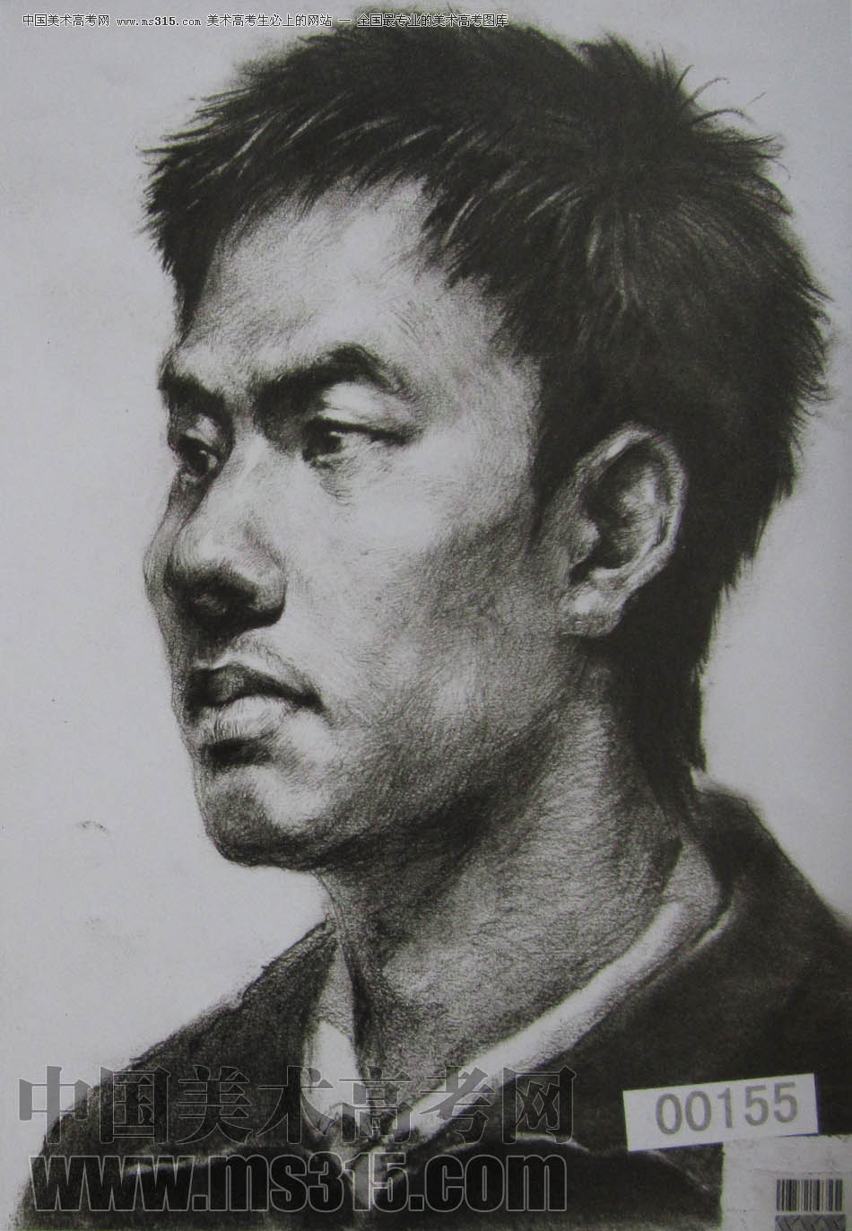 湖北美术学院2011年素描优秀试卷89