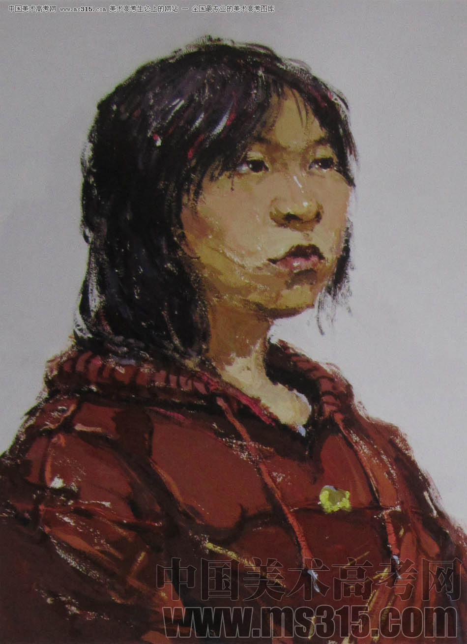 2011年清华大学美术学院色彩高分试卷50（造型）